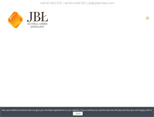 Tablet Screenshot of jblamber.com